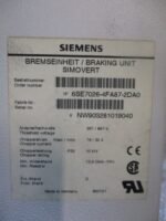 Siemens 6SE7026-4FA87-2DA0 SIMOVERT Braking Unit 967/841V 78/32A 50kW *Tested* - Image 9