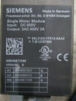 Siemens 6SL3120-1TE13-0AA3 Single Motor Module Version D 600VDC 3A *Tested* - Image 7