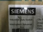 Siemens ID361 Industrial Duty Switch 3P 30A 600VAC Siemens ID361 *NEW* - Image 7