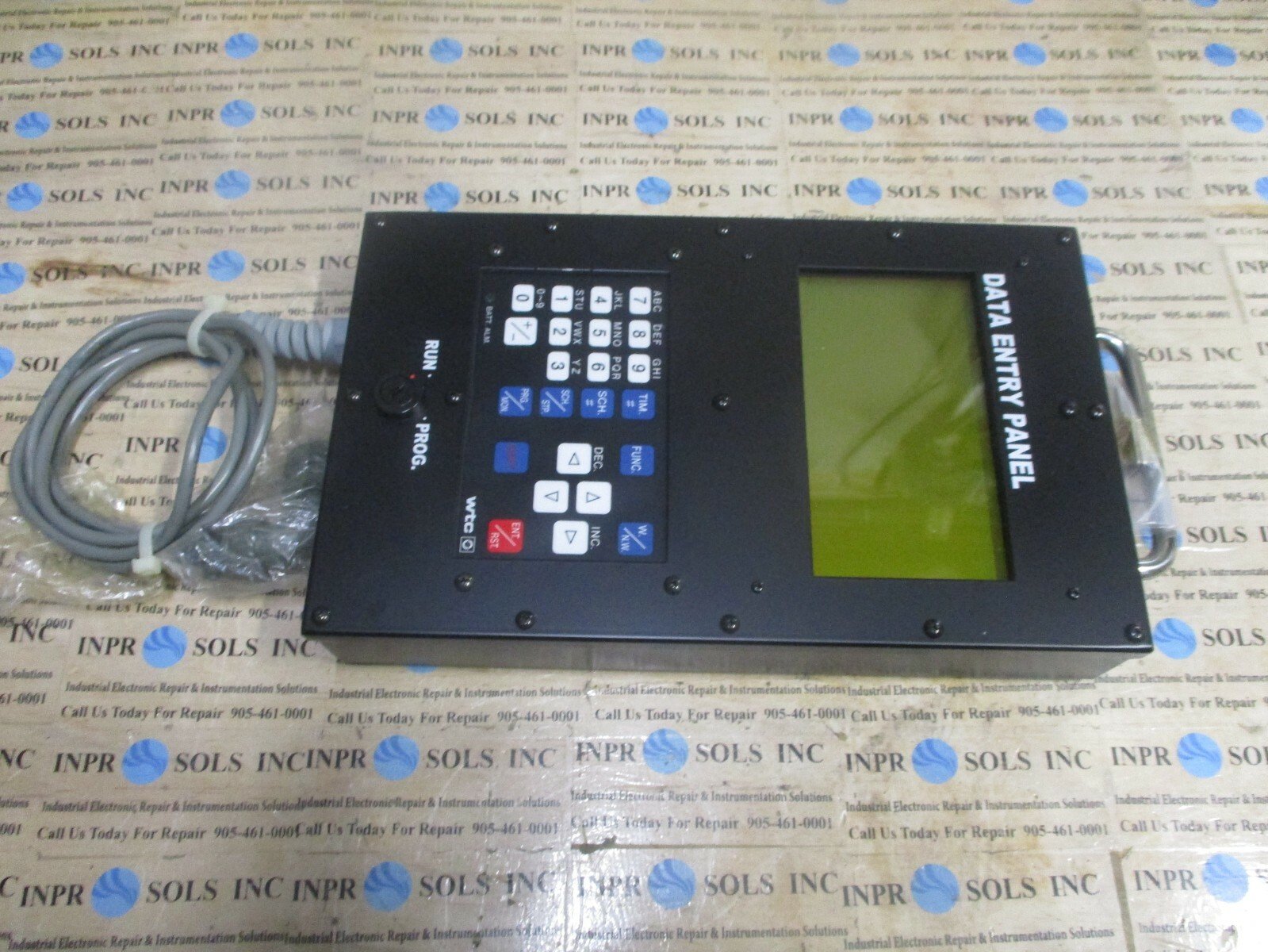 WTC-TB98-P01A-Data-Entry-Panel-WTC-AA2-1081-33-Welding-Data-Panel-Ver-20-NEW-165442916002 WTC TB98-P01A Data Entry Panel WTC AA2-1081-33 Welding Data Panel Ver 2.0 *NEW* - Image 1