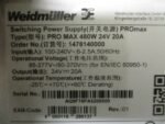 Weidmuller 1478140000 Connect Power DC Power Supply CP SNT 250W 24V 20A *Tested* - Image 9
