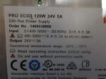 Weidmuller PRO ECO3 120W 24V 5A DC Power Supply 24VDC 5A 3x400-500VAC *Tested* - Image 6