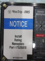 WesTrip 752B818 Trip protection Circuit Breaker Relay NP752B824H01 *Parts* - Image 4