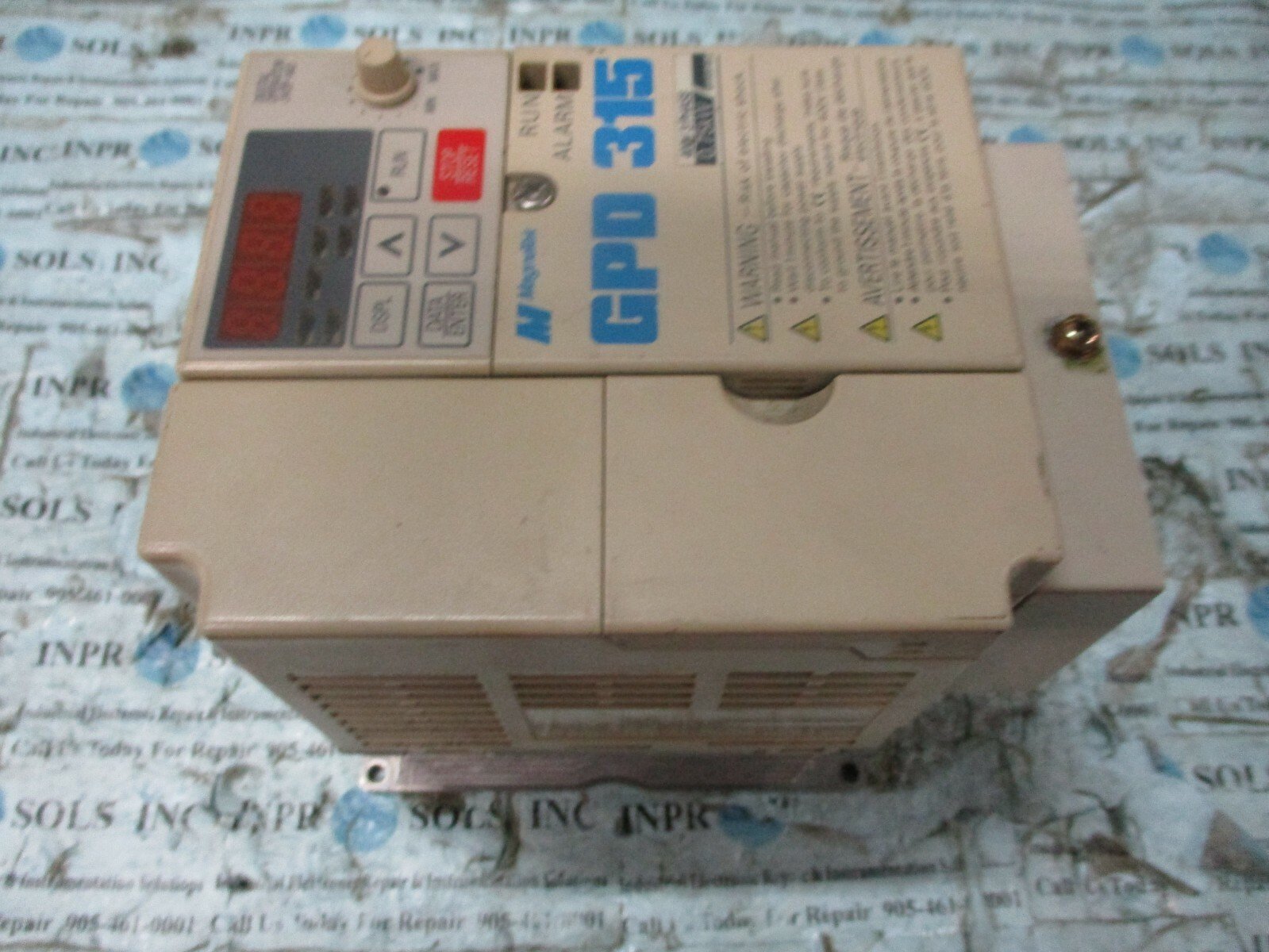 Yaskawa-MVB003-GPD-315-Magnetek-AC-Drive-400VAC-34A-075kW-Spec-40P71-Tested-153979090812 Yaskawa MVB003 GPD 315 Magnetek AC Drive 400VAC 3.4A 0.75kW Spec 40P71 *Tested* - Image 1