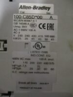 Allen Bradley 100S-C85DJ14BC Contactor 100A 60HP 460V 100-C85D Ser A *Tested* - Image 7