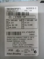 Allen Bradley 160-BA03PSF1 Analog S.F Ser C FRN 7.06 460VAC 2.8A 2.2KVA *Tested* - Image 5