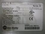 Allen Bradley 20BE3P9A0AYNAND0 Powerflex 700 AC Drive 600VAC 3HP 2HP A *Tested* - Image 7