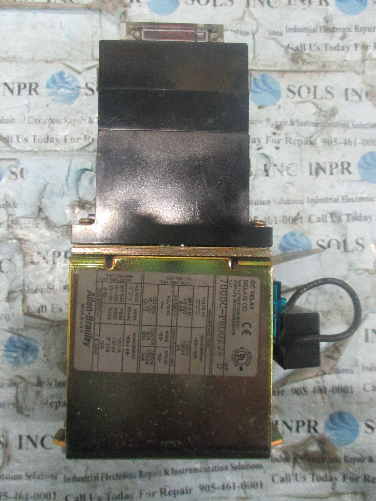 Allen-Bradley-700DC-P800Z24-DC-Relay-Relais-CC-Ser-D-301-600-24DC-Coil-Tested-153350613353 Allen Bradley 700DC-P800Z24 DC Relay Relais CC Ser D 301-600 24DC Coil *Tested* - Image 1