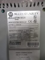 Allen Bradley 8520-S5 5kw System module 460VAC 15A 4/5kW 7.5A Ser C *Tested* - Image 6