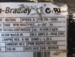 Allen Bradley MPM-B2153F-MJ72AA AC Servo Motor 480VAC 7.2kW 9HP 98.4A *Tested* - Image 11