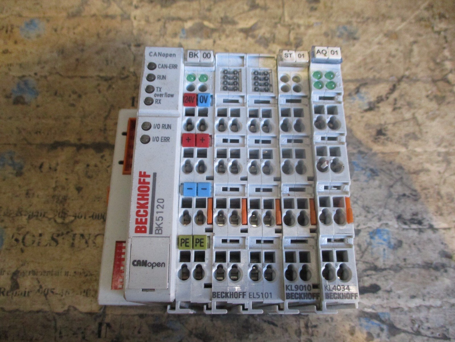 BECKHOFF-KL4034-CANopen-PLC-Unit-BECKHOFF-EL5101-KL9010-BK5120-PLC-Unit-Tested-156475300793 BECKHOFF KL4034 CANopen PLC Unit BECKHOFF EL5101 KL9010 BK5120 PLC Unit *Tested* - Image 1
