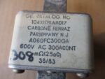 Carbone Ferraz A060FC300GA 600V AC Fuse 104X109AR017 - Image 3