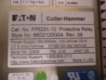 Cutler-Hammer FP5201-10 Protection Relay 100-250VDC 100-240VAC 5A 20VA *Tested* - Image 9