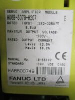 Fanuc A06B-6079-H207 Servo Amplifier module 8.5kW 230VAC Ser E *Cracked Cover* - Image 6