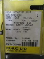 Fanuc A06B-6090-H004 Servo Amplifier Unit Ser D 200VAC 16A *Tested**Cracked Case - Image 8