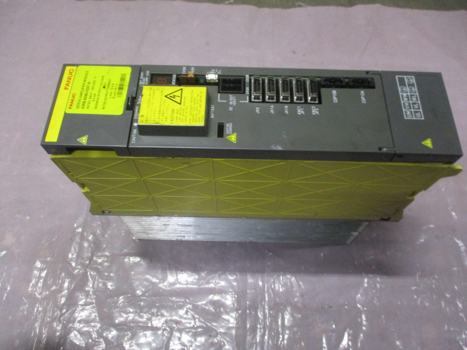 Fanuc-A06B-6096-H207-R-Servo-Amplifier-Unit-283-325VDC-125187A-85kW-Tested-156140807043 Fanuc A06B-6096-H207-R Servo Amplifier Unit 283-325VDC 12.5/18.7A 8.5kW *Tested* - Image 1