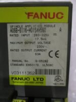 Fanuc A06B-6116-H015#H560 Spindle Amplifier Module 325VDC 17.5kW 63A A *Tested* - Image 6
