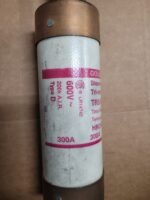 Ferraz Shawmut, TRSR 300, Type D, 300Amp. 600V. time delay fuse - Image 4