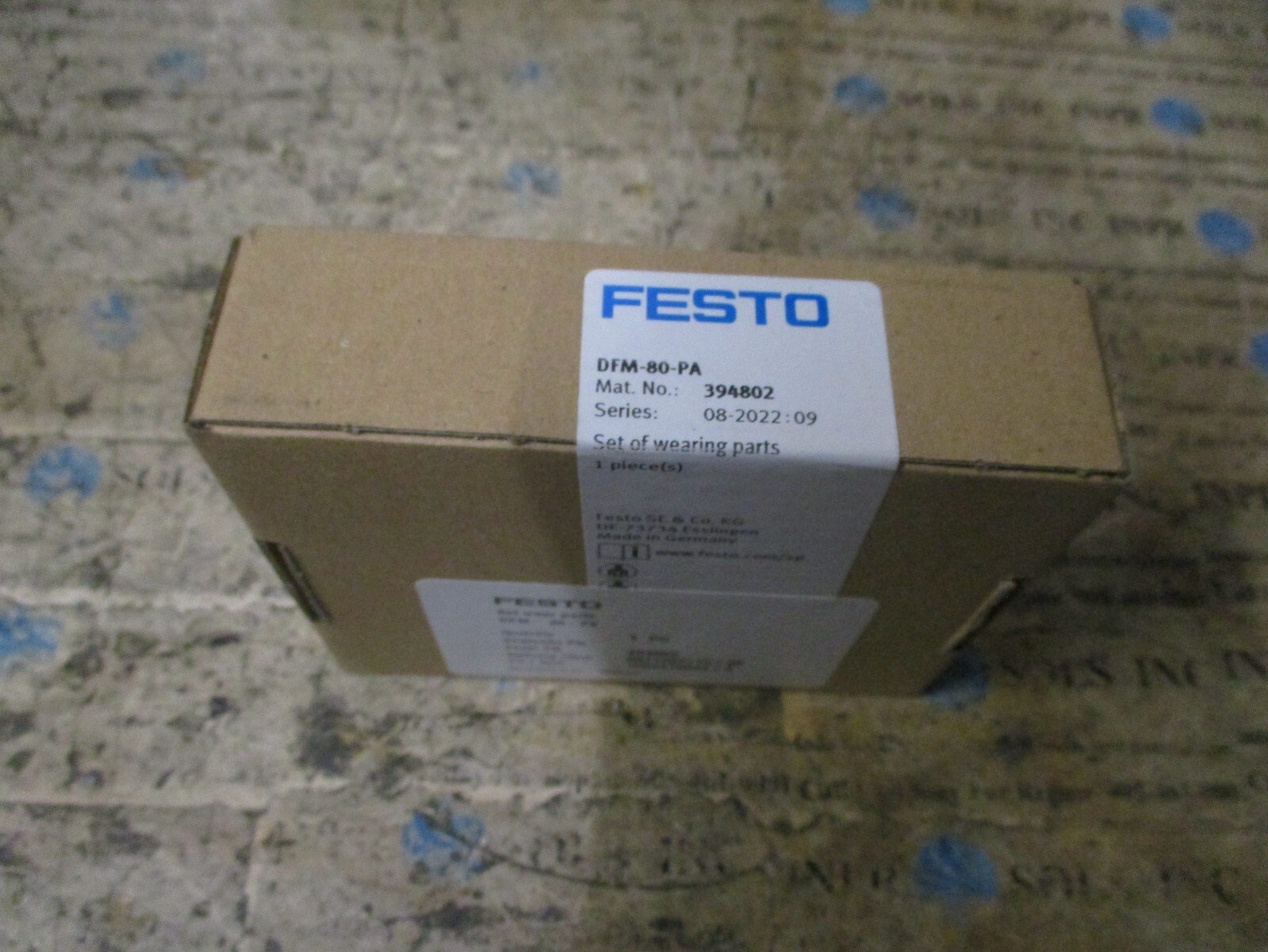Festo-DFM-80-PA-Set-Wear-Parts-Repair-Kit-Festo-PN-394802-Festo-394802-NEW-166573403533 Festo DFM-80-PA Set Wear Parts Repair Kit Festo PN 394802 Festo 394802 *NEW* - Image 1