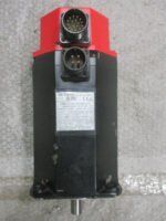 GE Fanuc A06B-0128-B575#7075 AC Servo Motor a6/3000 1.4kw 114V 7.5A *Tested* - Image 3
