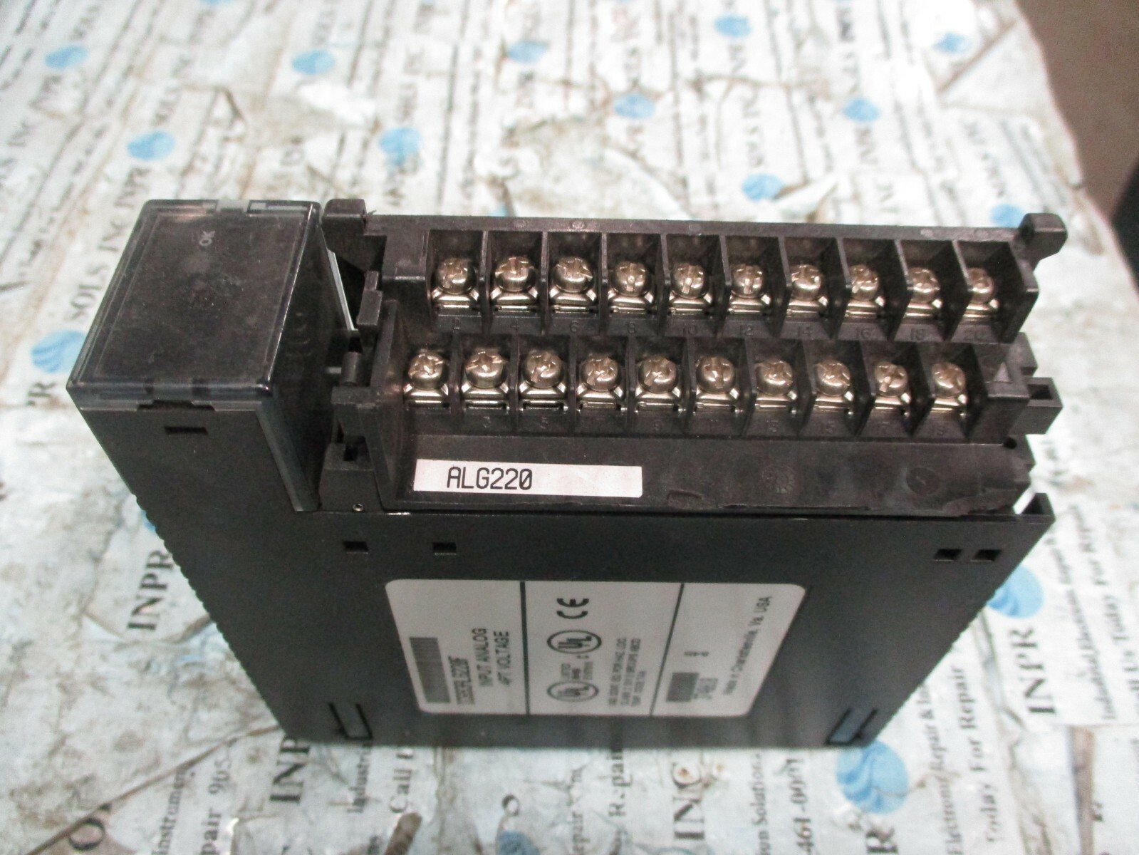GE-Fanuc-IC693ALG220F-Input-Analog-4-POINT-PLC-Module-Tested-164053527403 GE Fanuc IC693ALG220F Input Analog 4 POINT PLC Module *Tested* - Image 1