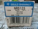 GOULD Shawmut NRS125 One Time Non Renouvelable Fuse 600VAC 125A IR 10kA *NEW* - Image 8