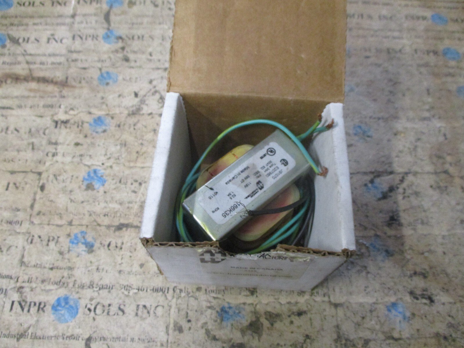 HAMMOND-166K35-Type-3AH-Power-Transformer-Primary-115VAC-Secondary-35V-52VANEW-156234153943 HAMMOND 166K35 Type 3AH Power Transformer Primary 115VAC Secondary 35V 52VA*NEW* - Image 1