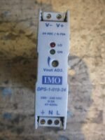 IMO DPS-1-018-24 DC Power Supply Module 100-240VAC 24VDC 0.75Amp *Tested*