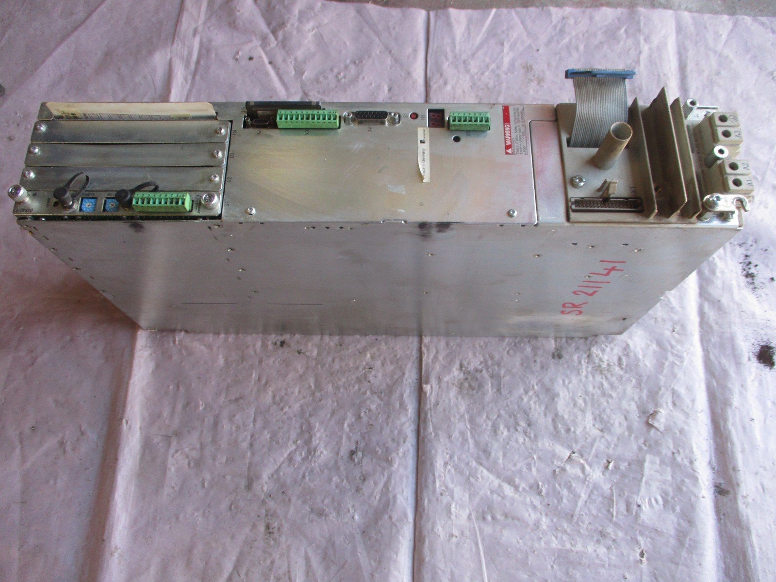 Indramat-HDS032-W075N-HS12-01-FW-AC-Servo-Controller-DSS021-Board-Tested-157192374703 Indramat HDS03.2-W075N-HS12-01-FW AC Servo Controller DSS02.1 Board *Tested* - Image 1