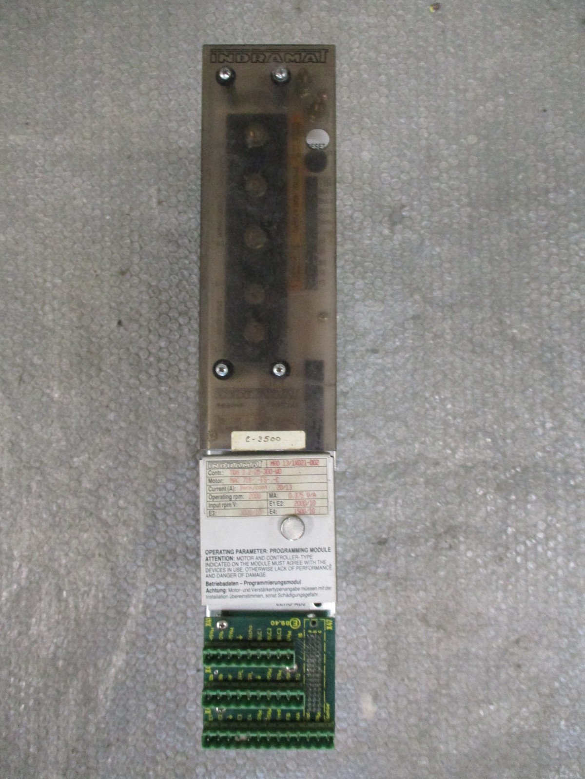 Indramat-TDM32-020-300-W0-AC-Servo-Controller-Indramat-AC-Servo-2030A-Tested-162735255543 Indramat TDM3.2-020-300-W0 AC Servo Controller Indramat AC Servo 20/30A *Tested* - Image 1