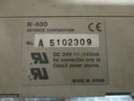 KEYENCE N-400 Communication Module Keyence N-400 Unit 24VDC 140mA *Tested* - Image 6