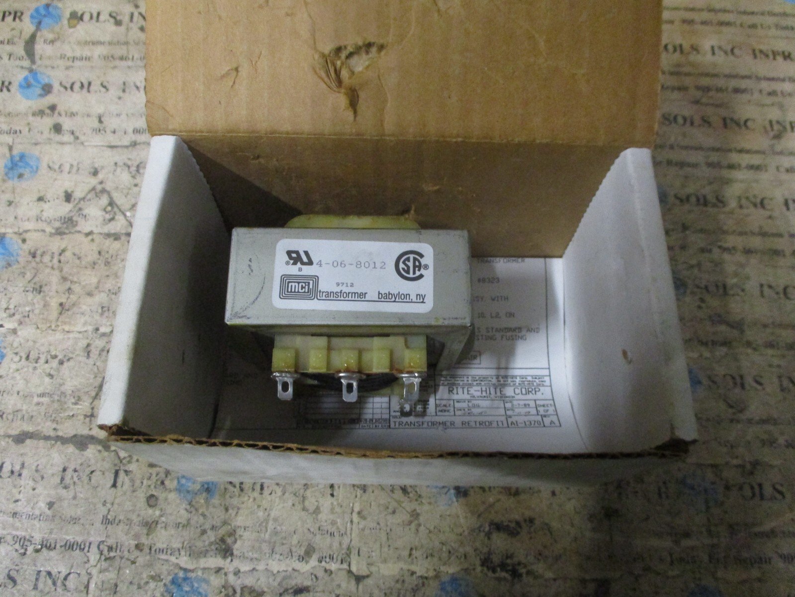 MCI-8283-Transformer-mci-4-06-8012-Transfomrer-12V-8A-MCI-4-06-8012-Tested-156038743013 MCI 8283 Transformer mci 4-06-8012 Transfomrer 12V 8A MCI 4-06-8012 *Tested* - Image 1