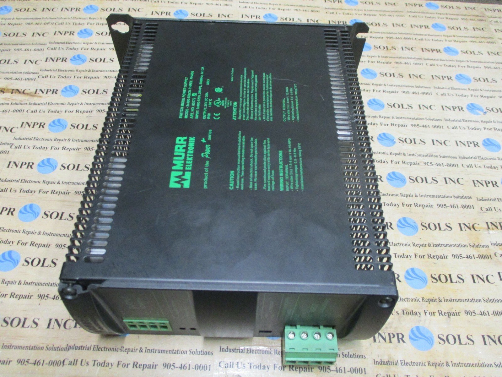 MURR-MCS20-3x400-50024-Power-DC-power-Supply-20A-24VDC-3x400-520VAC-Tested-154783879963 MURR MCS20-3x400-500/24 Power+ DC power Supply 20A 24VDC 3x400-520VAC *Tested* - Image 1