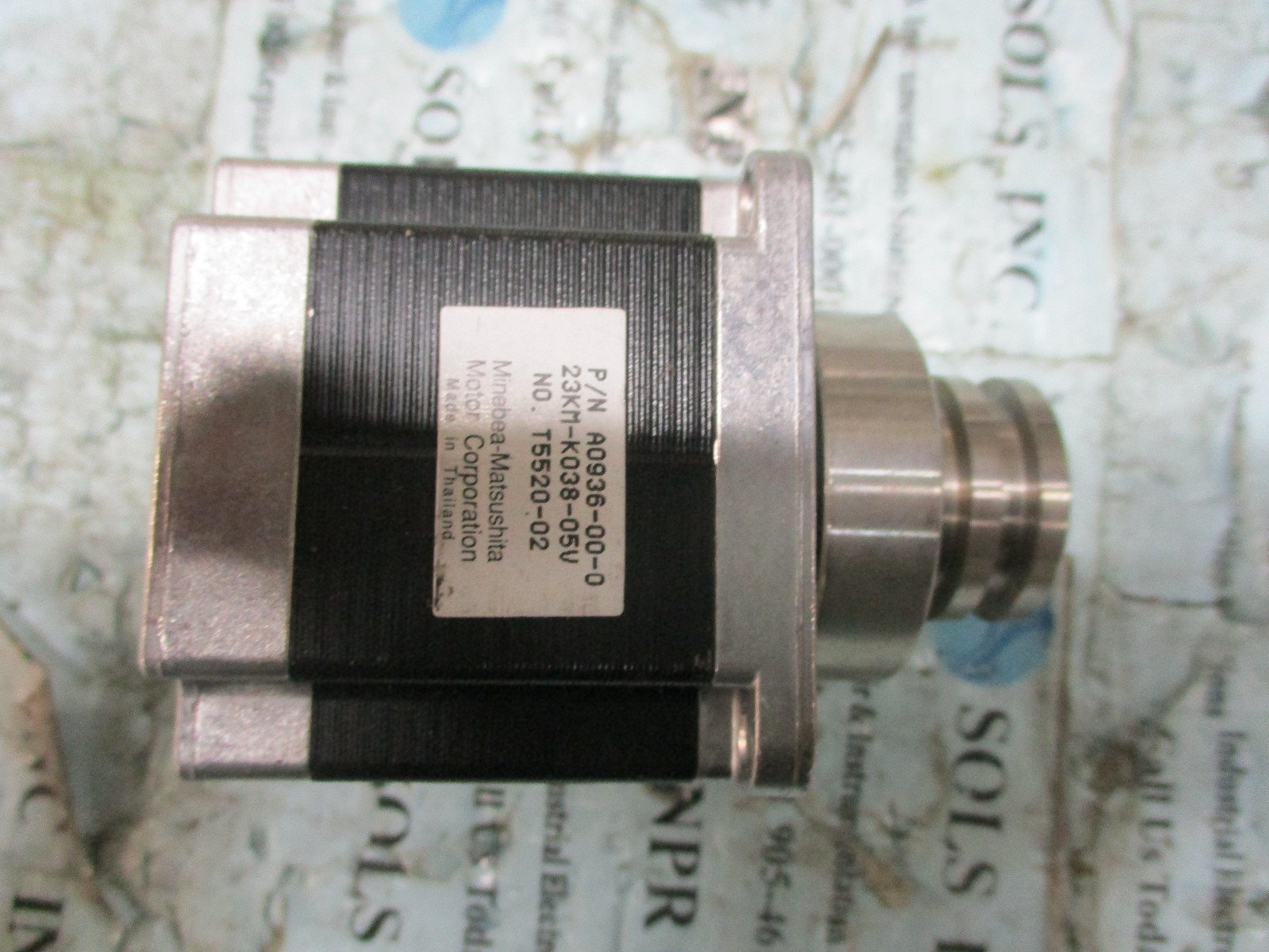 Minebea-Matsushita-A0936-00-023KM-k038-05V-Servo-Motor-T5520-02-Tested-163392981343 Minebea Matsushita A0936-00-023KM-k038-05V Servo Motor T5520-02 *Tested* - Image 1
