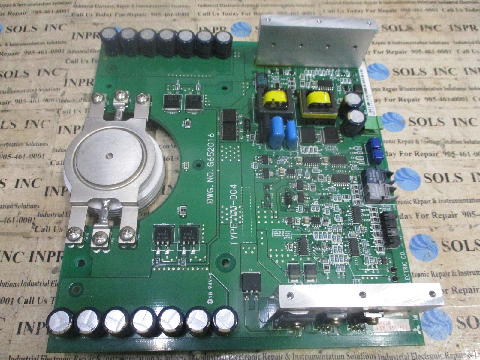 Mitsubishi-GU-DO4-Gate-Commutated-Thyristor-Board-1H050114-12-G652016-Tested-155045467193 Mitsubishi GU-DO4 Gate Commutated Thyristor Board 1H050114-12 G652016 *Tested* - Image 1
