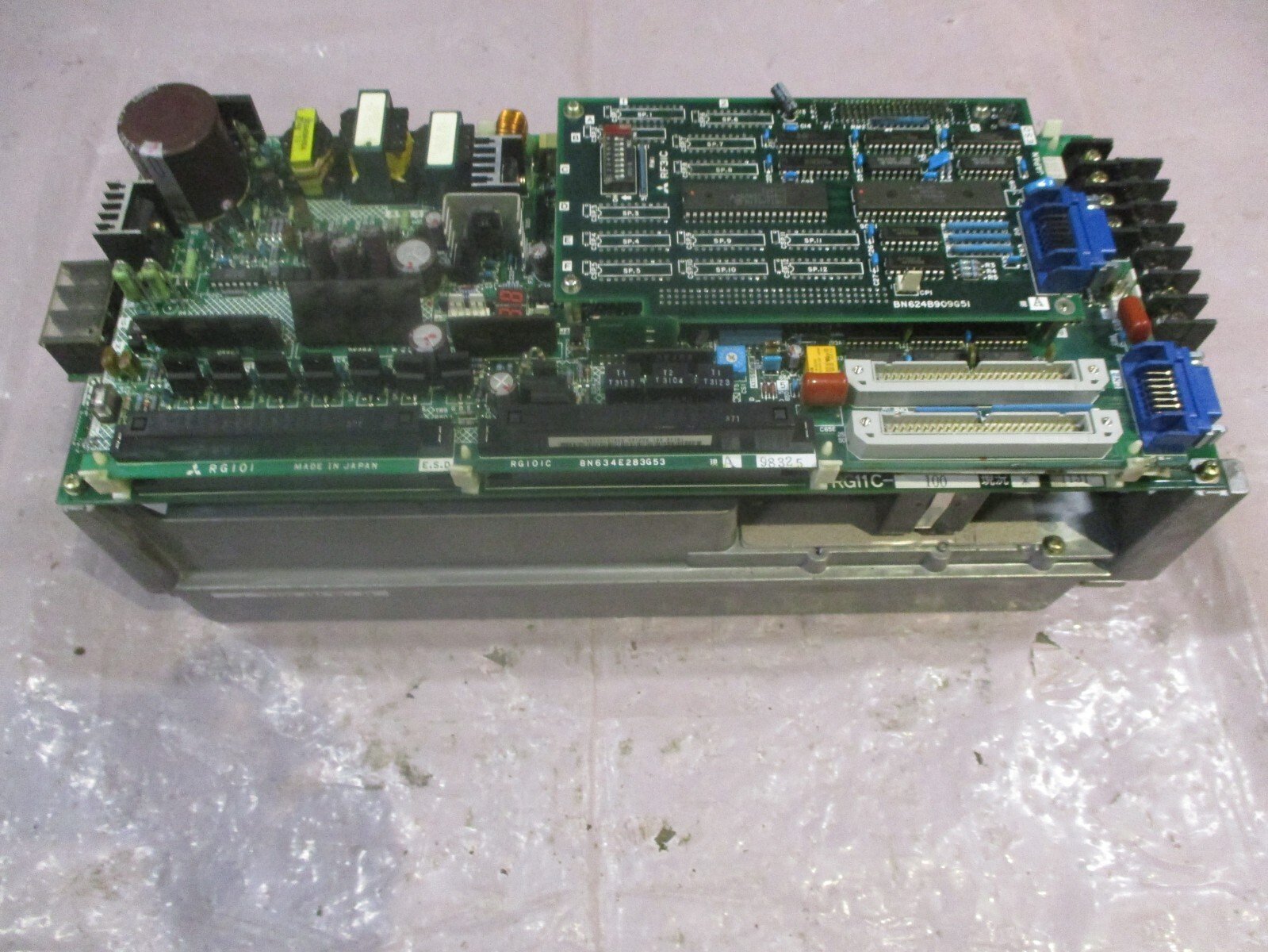Mitsubishi-MR-S11-100-Z33-AC-Servo-Amplifier-Module-BN634E283G53-Tested-167338355703 Mitsubishi MR-S11-100-Z33 AC Servo Amplifier Module BN634E283G53 *Tested* - Image 1