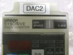 Omron 3G3JV-A2004-A SYSDRIVE Inverter AC Drive 200VAC 1.1kVA 0.4kW 3A *Tested* - Image 5