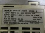 Omron 3G3JV-A2004-A SYSDRIVE Inverter AC Drive 200VAC 1.1kVA 0.4kW 3A *Tested* - Image 6