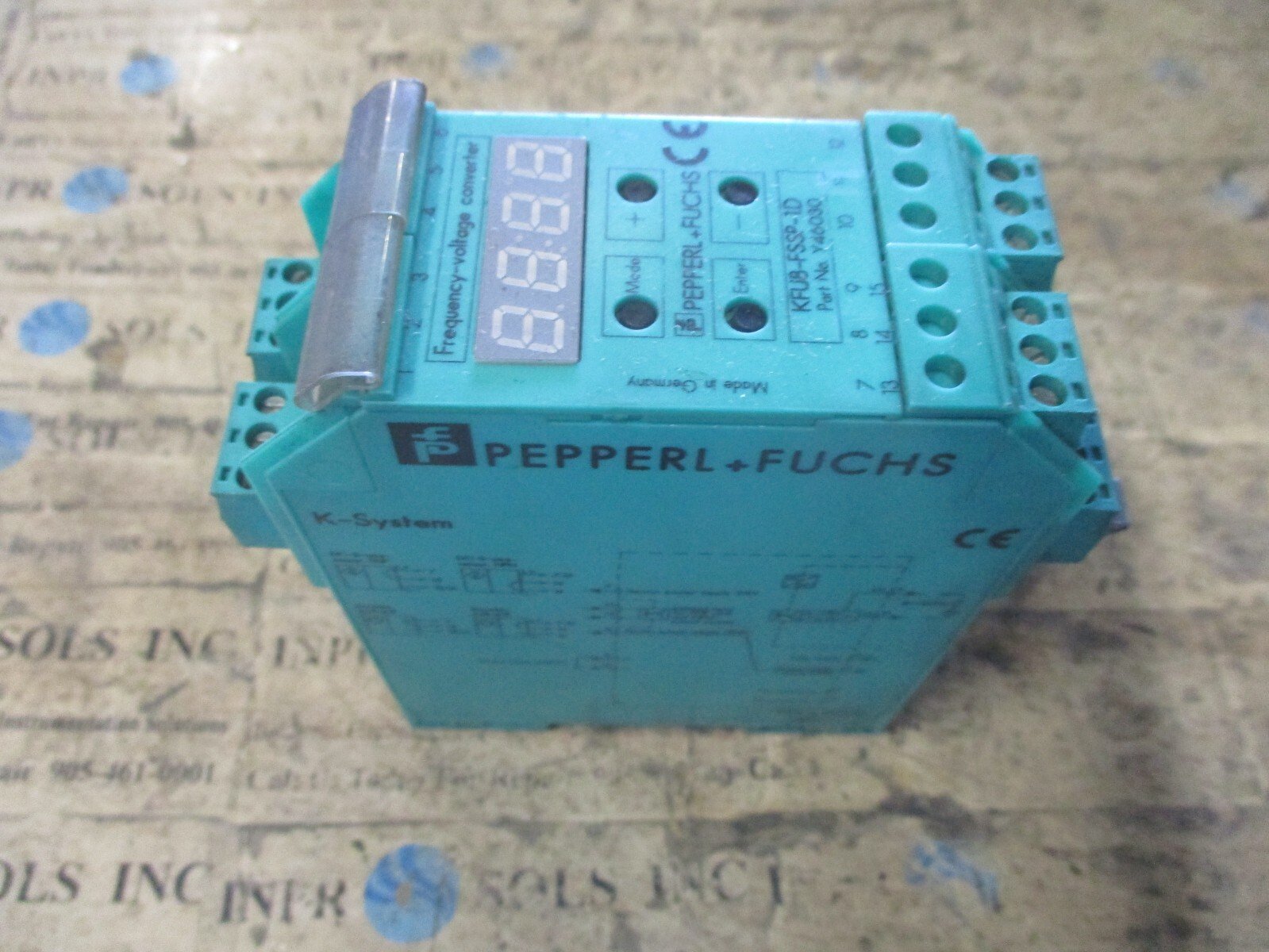 PEPPERLFUCHS-Y46030-Relay-KFU8-FSSP-1D-Frequency-Voltage-Converter-24V-Tested-166896447603 PEPPERL+FUCHS Y46030 Relay KFU8-FSSP-1D Frequency Voltage Converter 24V *Tested* - Image 1