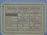 Pacer Variable Frequency Inverter LVL05 6.8 KVA 17 Amps - Image 3