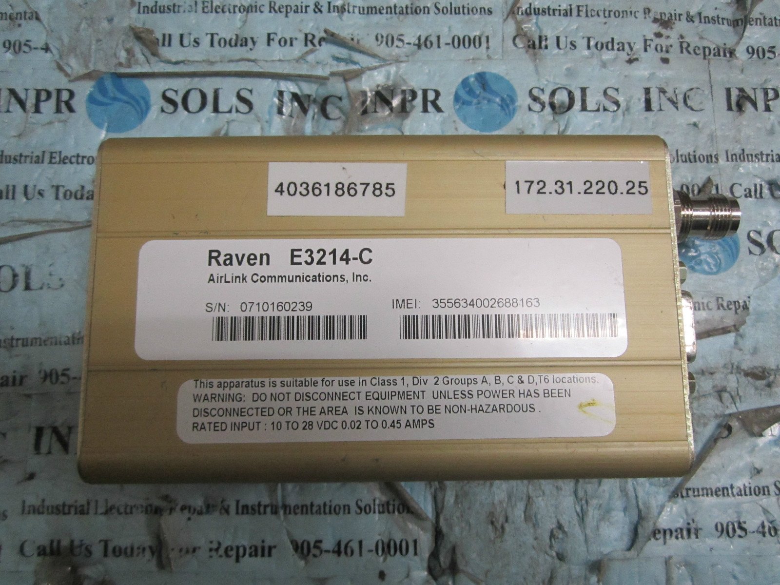 Raven-E3214-C-Airlink-Communications-Module-Revn-Cellular-Modem-Tested-152520014083 Raven E3214-C Airlink Communications Module Revn Cellular Modem *Tested* - Image 1