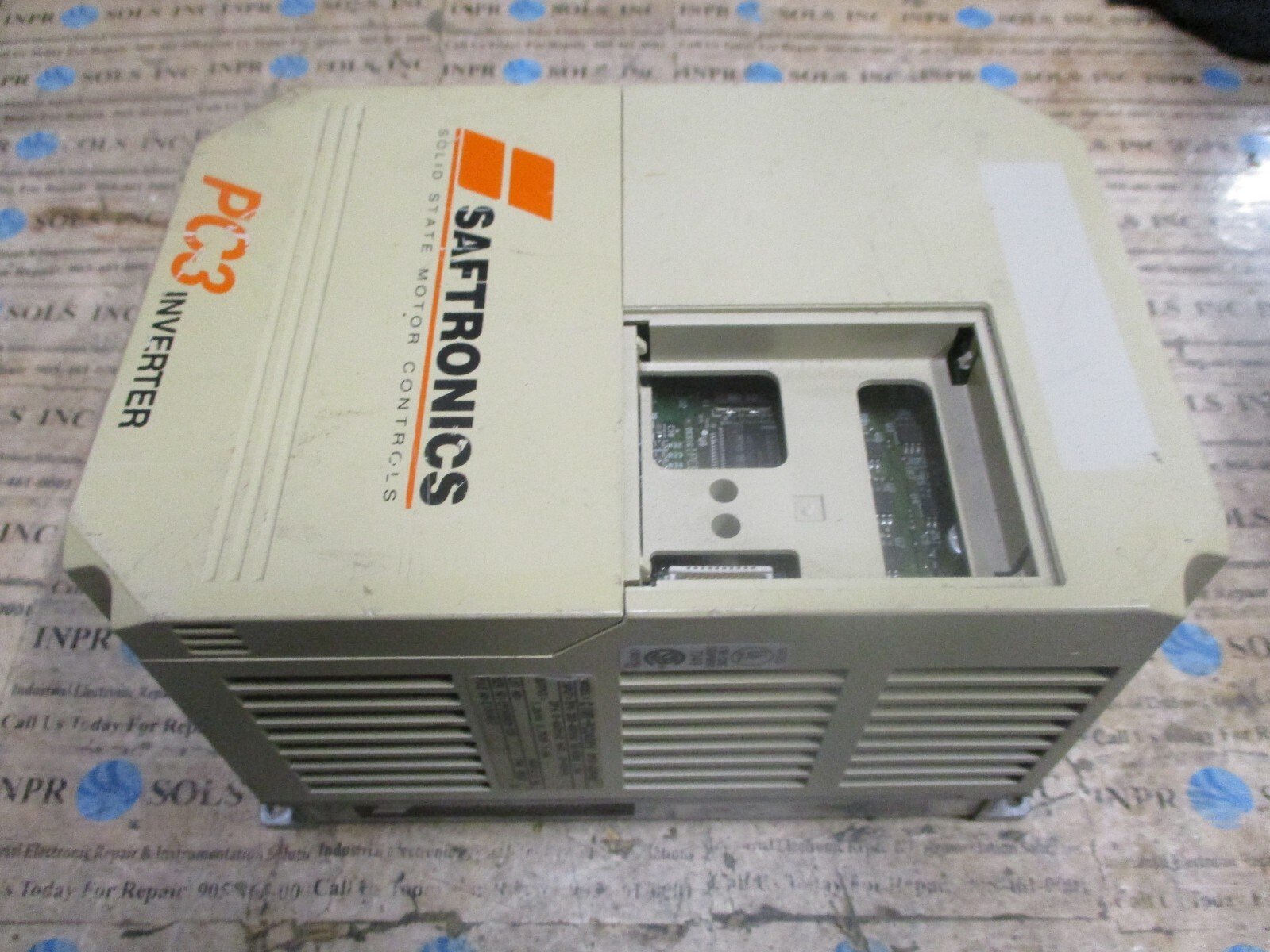 Saftronics-CIMR-PCU40P4-PC3-Inverter-Motor-Control-12kVA-075HP-400VAC-Tested-165994202973 Saftronics CIMR-PCU40P4 PC3 Inverter Motor Control 1.2kVA 0.75HP 400VAC *Tested* - Image 1