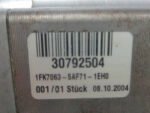 Siemens 1FK7063-5AF71-1EH0 AC Servo Motor Encoder A-2048 8A 263V - Image 10
