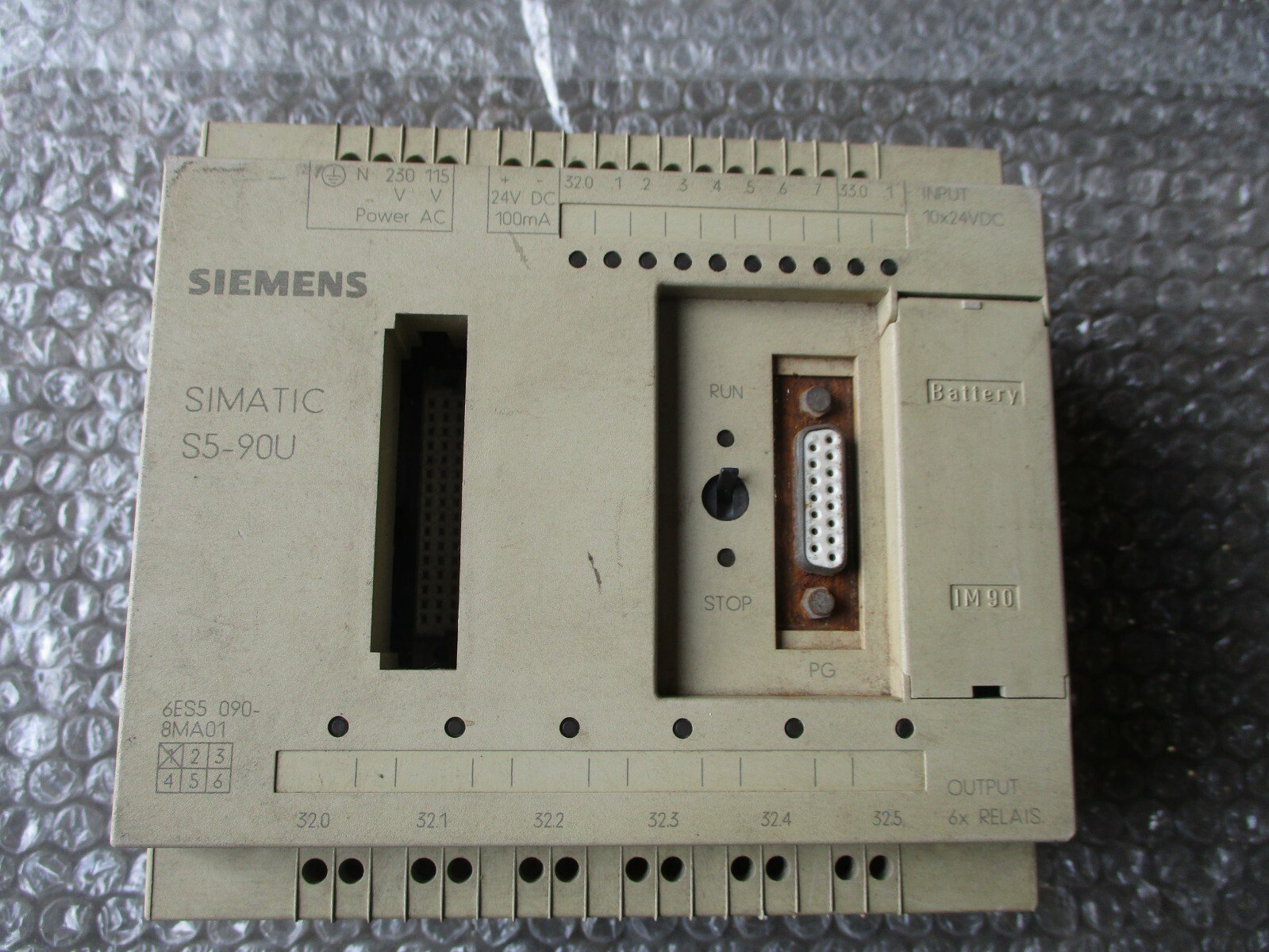 Siemens-6ES5090-8MA01-Simatic-S5-PLC-Module-Siemens-6ES5-090-8MA01-Tested-153632909523 Siemens 6ES5090-8MA01 Simatic S5 PLC Module Siemens 6ES5 090-8MA01 *Tested* - Image 1