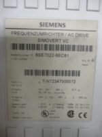 Siemens 6SE7022-6EC61 SIMOVERT VC AC Drive 3x380-480VAC 23.2A Issue A *Tested* - Image 9