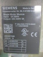 Siemens 6SL3120-1TE13-0AA3 Sinamics Single Motor Module DC 600V Ver B *Tested* - Image 8