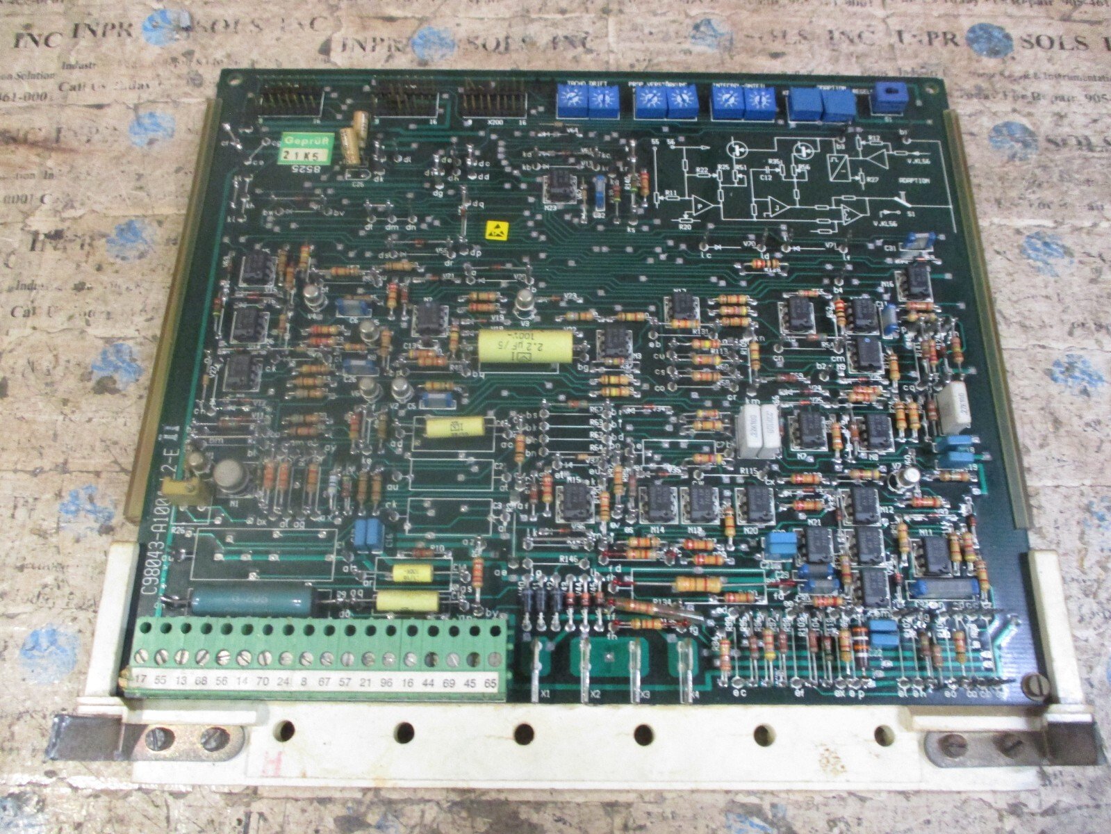 Siemens-C98043-A1004-L2-E-Simodrive-Feed-Controller-Board-C98043-A1004-Tested-167332043323 Siemens C98043-A1004-L2-E Simodrive Feed Controller Board C98043-A1004 *Tested* - Image 1