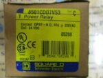 Square D 8501CD07V53 1 power Relay Ser C 24VDC Coil 300VAC DPST NO 30A *NEW* - Image 8