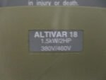 SquareD Telemecanique ATV18U29N4 Altivar18 AC Drive 380/460VAC 2HP/1.5kW *Tested - Image 5