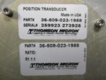 Thomson Micron 36-509-023-1958 Position Transducer Ratio 1:1 *Tested* - Image 6